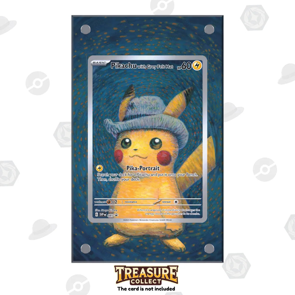 pokemon card pikachu with grey felt hat SVP085 Set:FOIL Grimoire Retail screw it tight Magus of the Library
