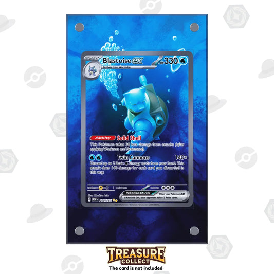 Acrylic Pokémon Display Blastoise with Extended Artwork – Treasure Collect
