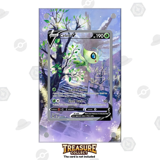 Acrylic Pokémon Display Celebi V with Extended Artwork – Treasure Collect
