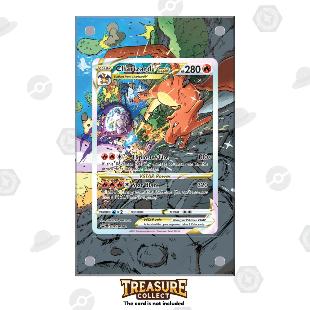 Acrylic Pokémon Display Charizard Vstar with Extended Artwork – Treasure Collect