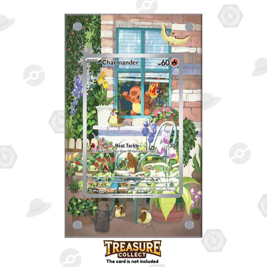Acrylic Pokémon Display Charmander with Extended Artwork – Treasure Collect