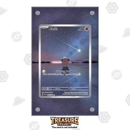 Acrylic Pokémon Display Cleffa with Extended Artwork – Treasure Collect
