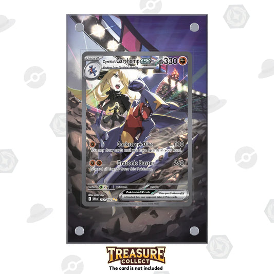 Acrylic Pokémon Display Cynthia's Garchomp ex with Extended Artwork – Treasure Collect
