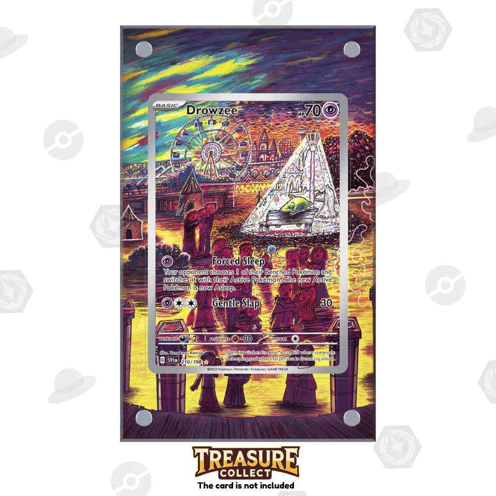 Acrylic Pokémon Display Drowzee with Extended Artwork – Treasure Collect