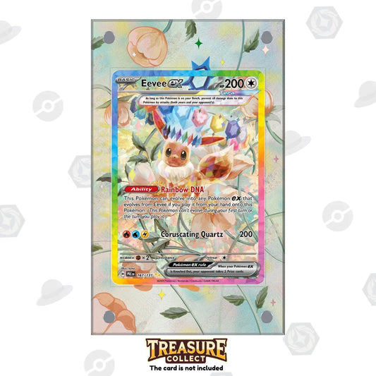 Acrylic Pokémon Display Eevee with Extended Artwork – Treasure Collect