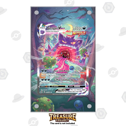 Acrylic Pokémon Display Gengar Vmax with Extended Artwork – Treasure Collect