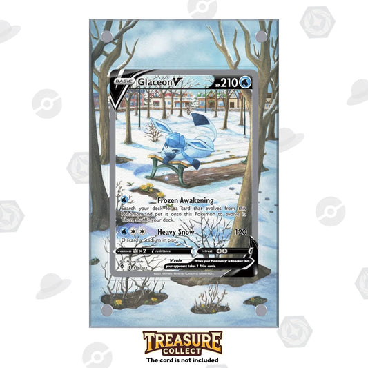 Acrylic Pokémon Display Glaceon V with Extended Artwork – Treasure Collect