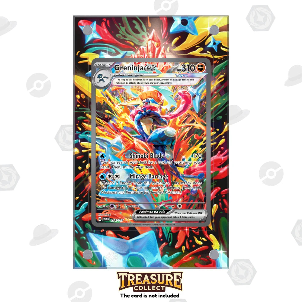 Acrylic Pokémon Display Greninja ex with Extended Artwork – Treasure Collect