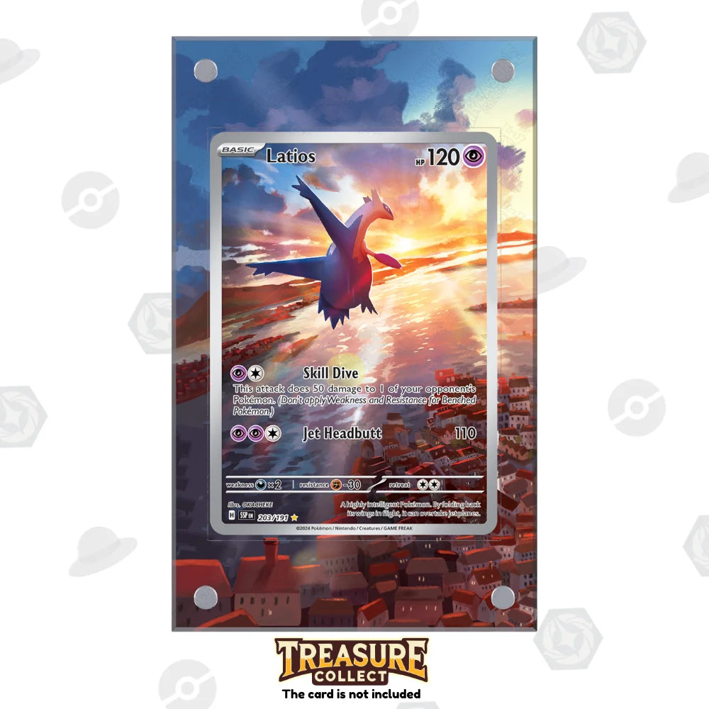 Acrylic Pokémon Display Latios with Extended Artwork – Treasure Collect
