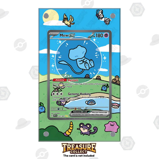 Acrylic Pokémon Display Mew ex with Extended Artwork – Treasure Collect