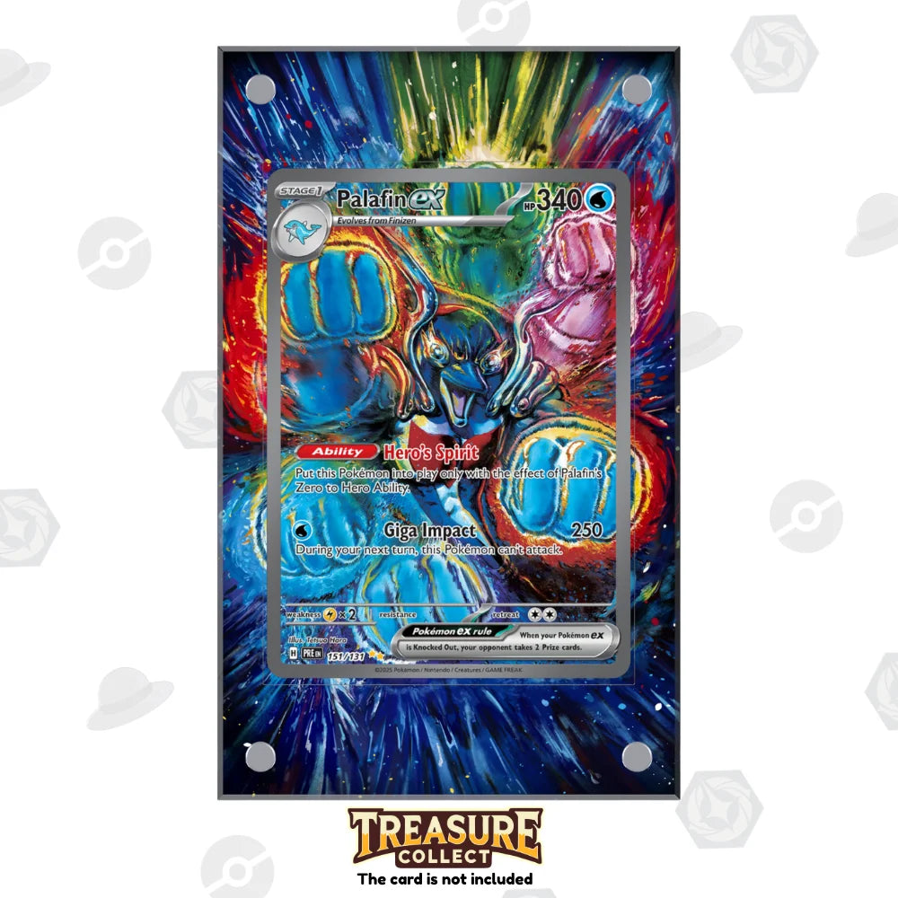 Acrylic Pokémon Display Palafin ex with Extended Artwork – Treasure Collect