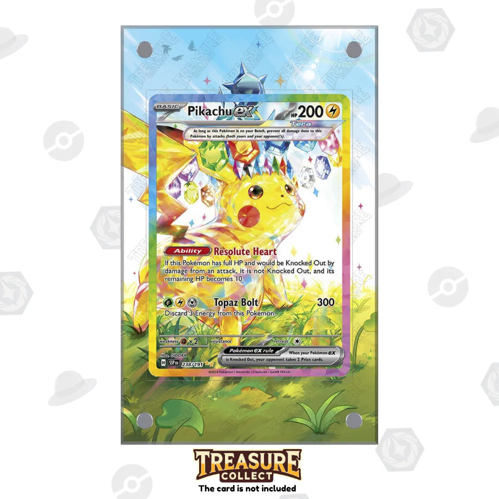 Acrylic Pokémon Display Pikachu with Extended Artwork – Treasure Collect