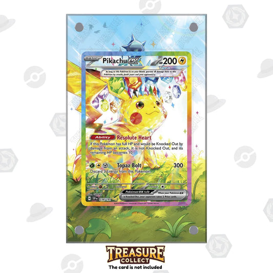 Acrylic Pokémon Display Pikachu with Extended Artwork – Treasure Collect