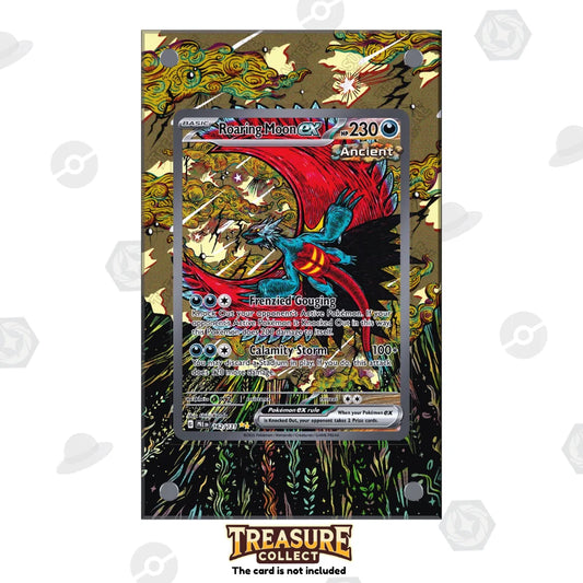 Acrylic Pokémon Display Roaring Moon ex with Extended Artwork – Treasure Collect