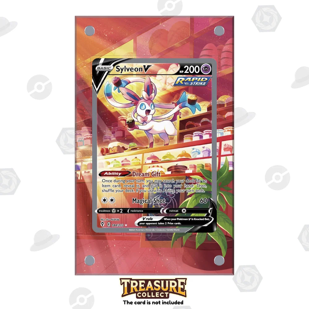 Acrylic Pokémon Display Sylveon V with Extended Artwork – Treasure Collect