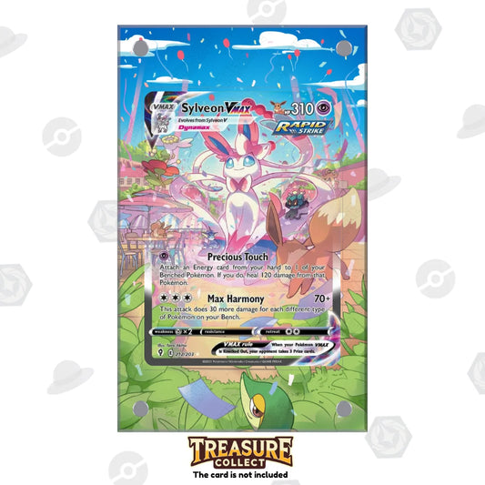 Acrylic Pokémon Display Sylveon Vmax with Extended Artwork – Treasure Collect