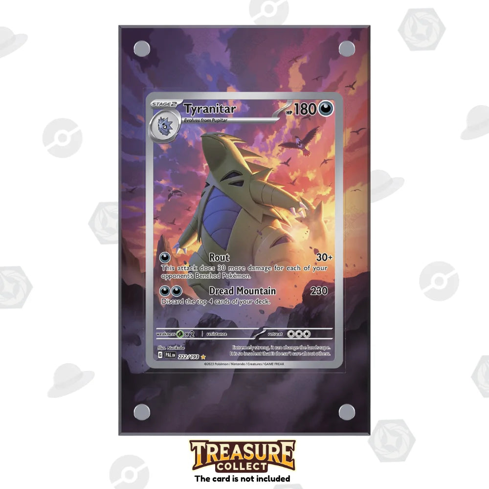 Acrylic Pokémon Display Tyranitar with Extended Artwork – Treasure Collect
