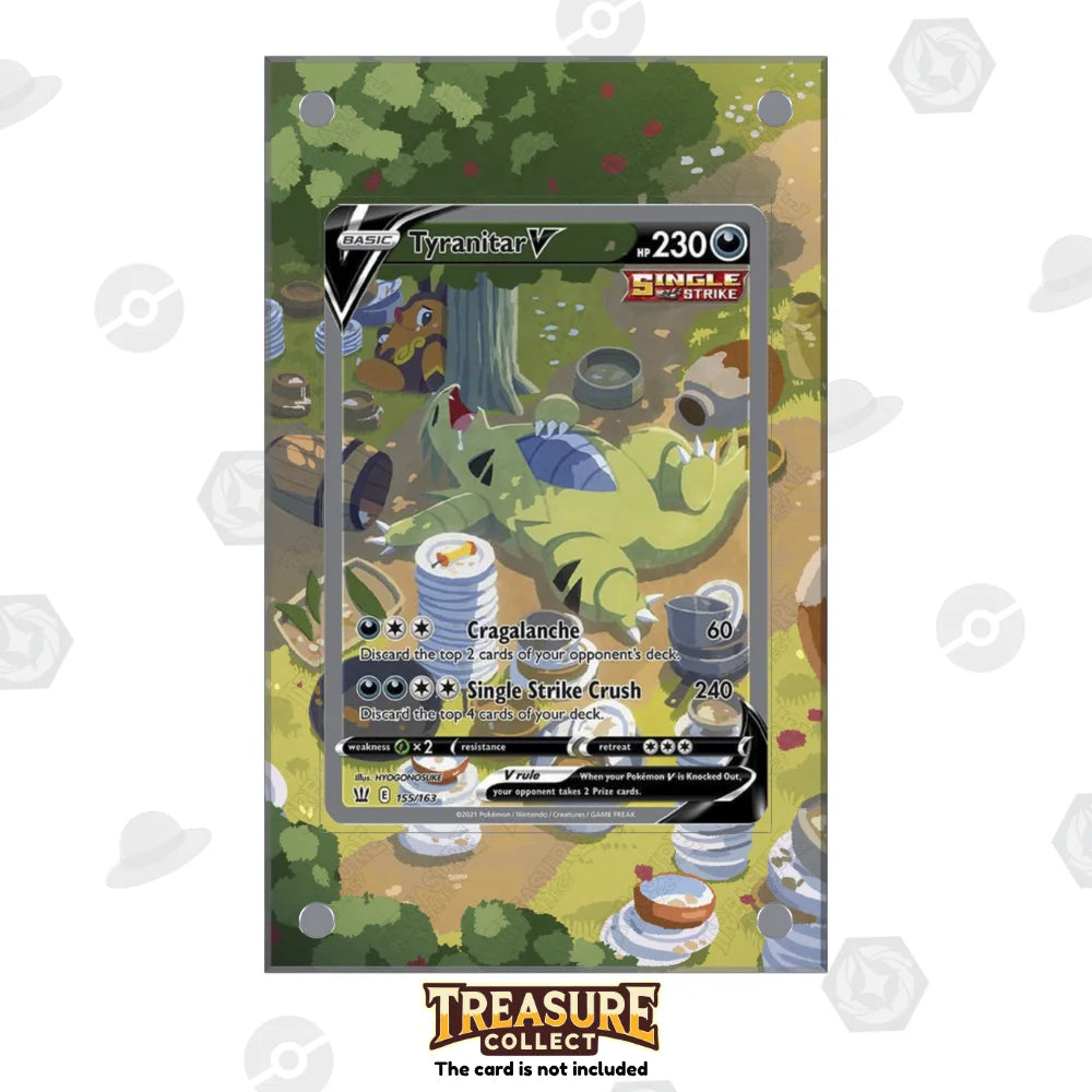 Acrylic Pokémon Display Tyranitar V with Extended Artwork – Treasure Collect