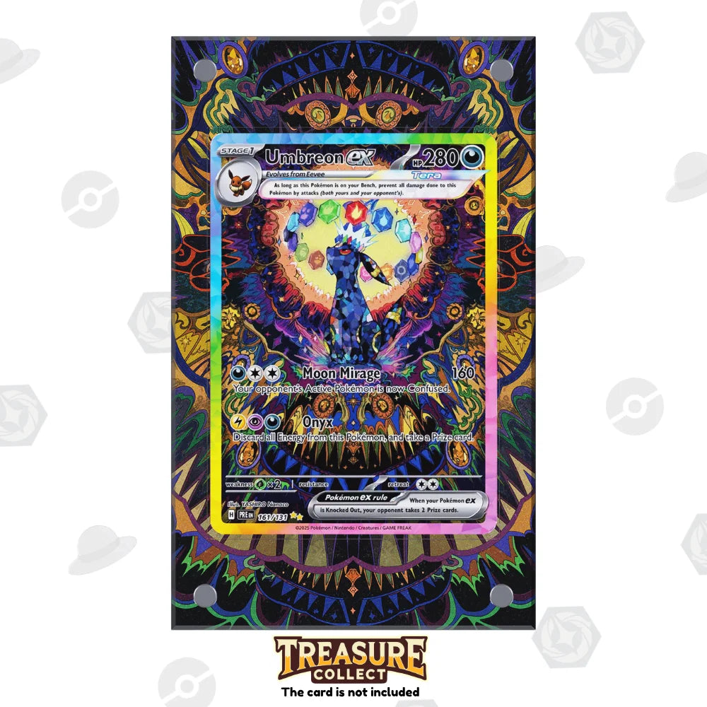 Acrylic Pokémon Display Umbreon ex with Extended Artwork – Treasure Collect