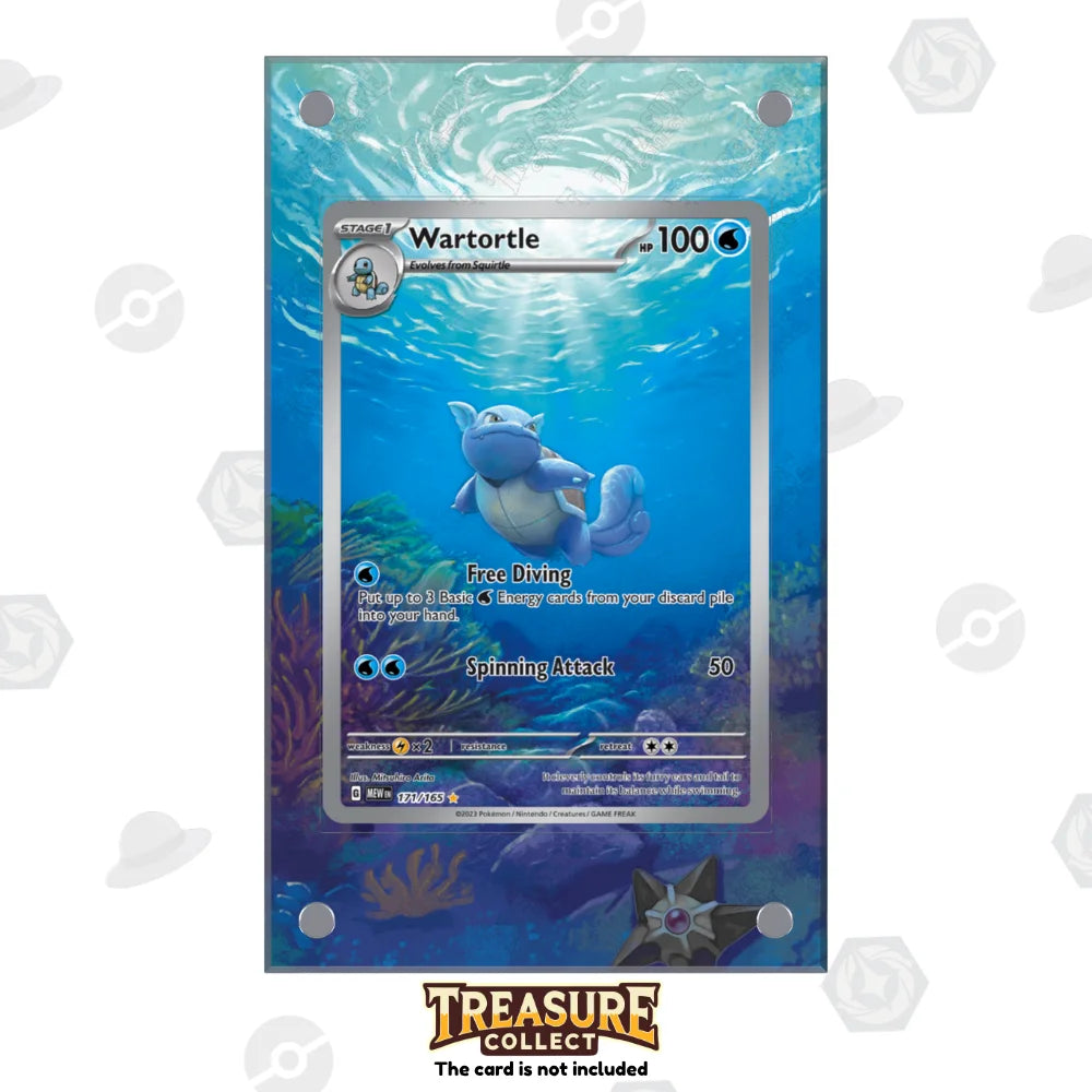 Acrylic Pokémon Display Wartortle with Extended Artwork – Treasure Collect