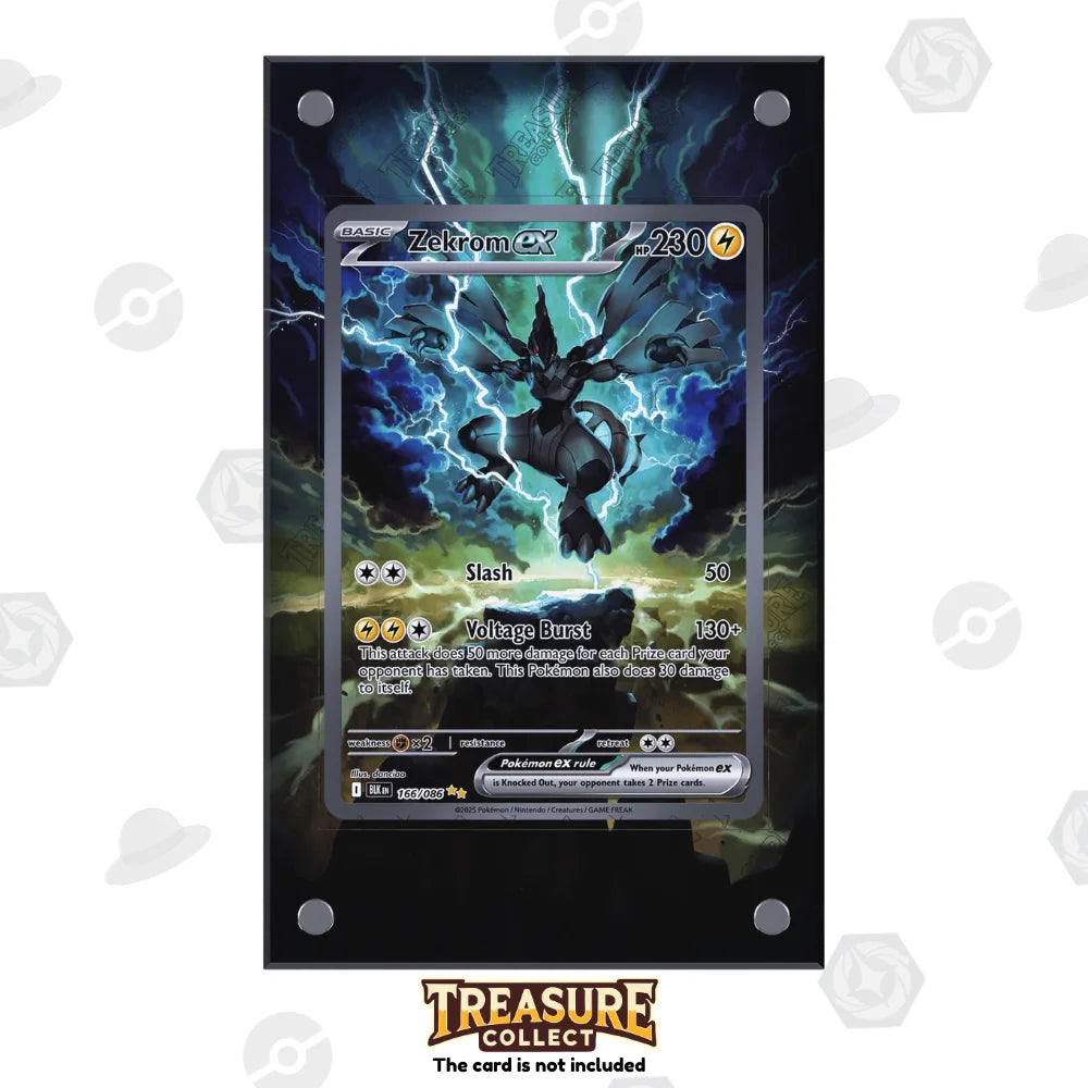 Acrylic Pokémon Display Zekrom ex with Extended Artwork – Treasure Collect