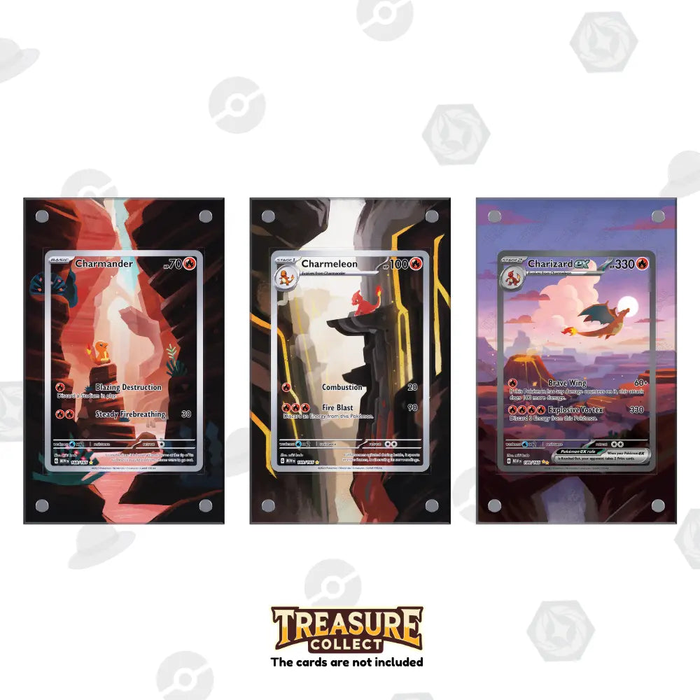 Charmander, Charmeon, Charizard 151 – Pokémon Bundle