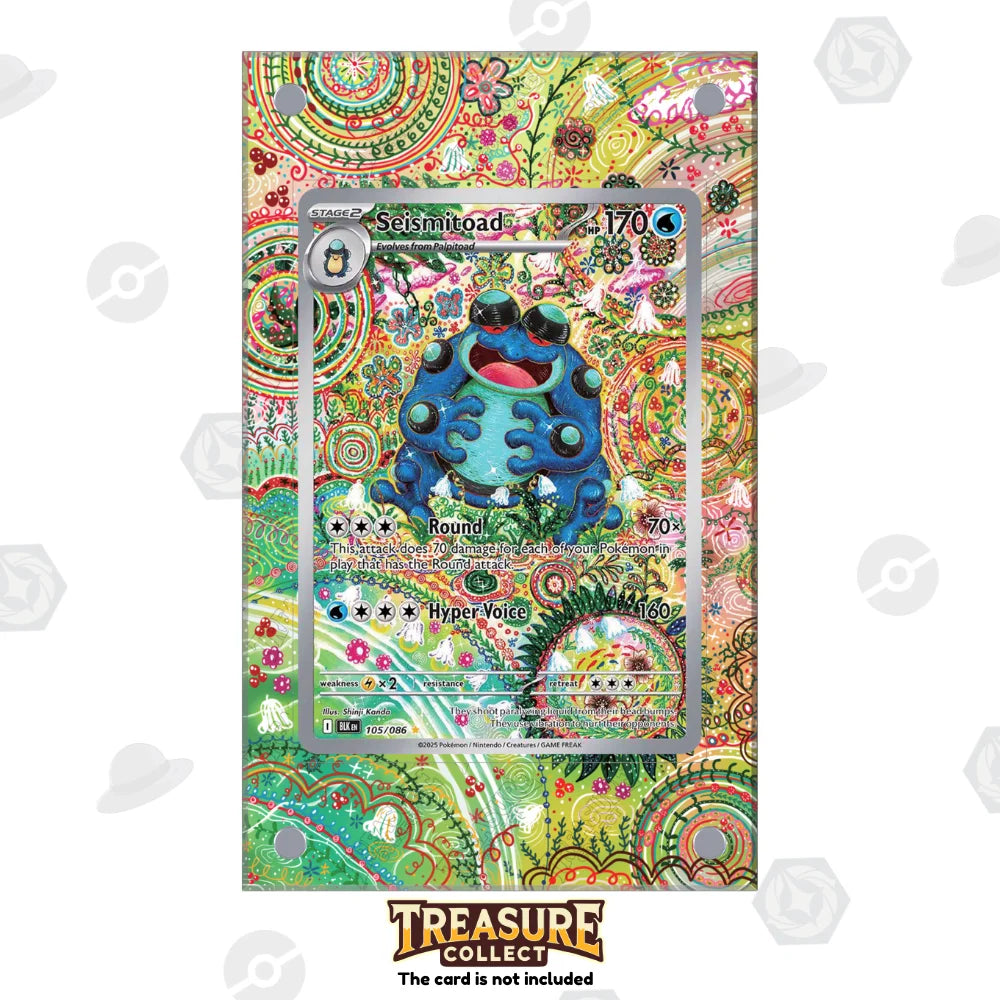 Acrylic Pokémon Display Seismitoad with Extended Artwork – Treasure Collect