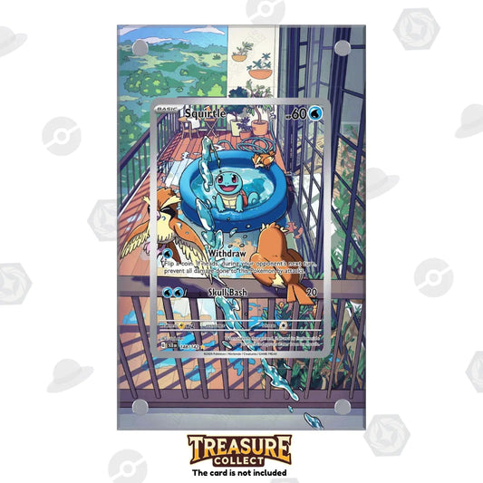 Acrylic Pokémon Display Squirtle with Extended Artwork – Treasure Collect